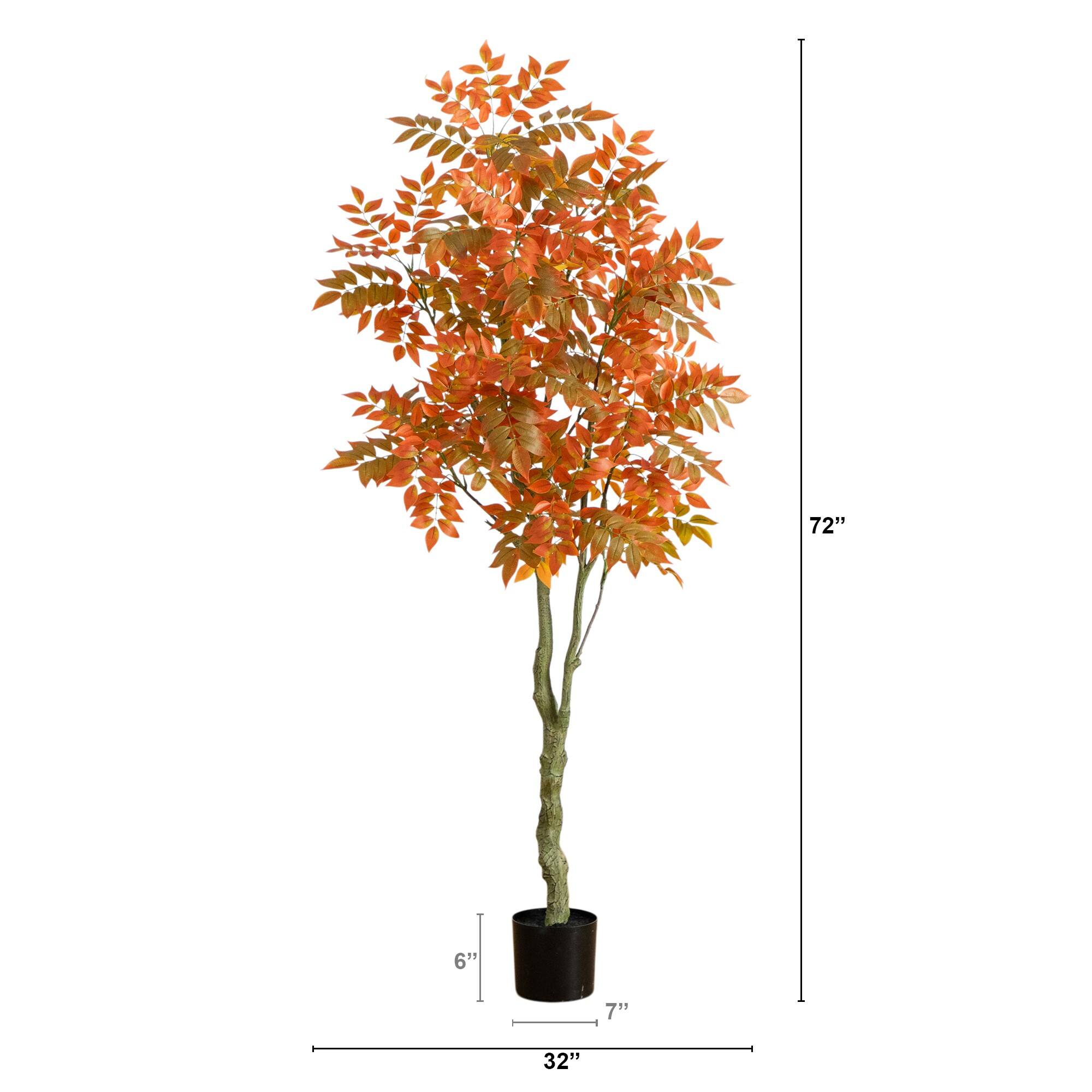 6ft. Autumn Sumac Artificial Fall Tree